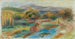 Lavadora en un paisaje - Pierre-Auguste Renoir — vista de la obra