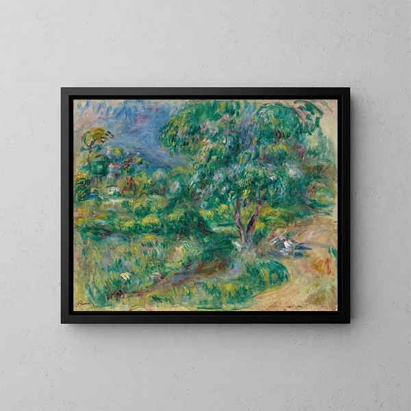 The Ball - Pierre-Auguste Renoir — framed artwork on a wall