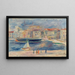 Le Port de Saint-Tropez - Pierre-Auguste Renoir — framed artwork on a wall