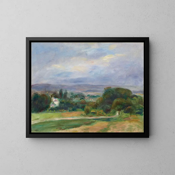 El Sendero - Pierre-Auguste Renoir — cuadro enmarcado en la pared