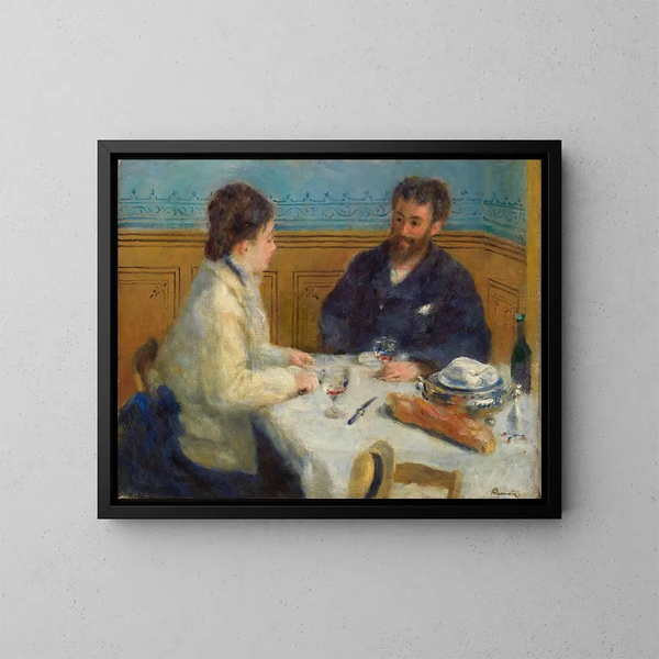 Desayuno de sol - Pierre-Auguste Renoir — cuadro enmarcado en la pared
