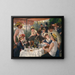 Desayuno de los remeros - Pierre-Auguste Renoir — cuadro enmarcado en la pared