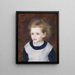 Marguerite-Thérèse Margot Bérard 1874-1956 - Pierre-Auguste Renoir — cuadro enmarcado en la pared