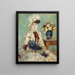 Mlle Charlotte Berthier - Pierre-Auguste Renoir — framed artwork on a wall
