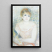 Mlle Jeanne Samary - Pierre-Auguste Renoir — framed artwork on a wall