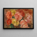 Still life with roses - Pierre-Auguste Renoir — framed artwork on a wall