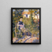 Nini en el jardín Nini Lopez - Pierre-Auguste Renoir — cuadro enmarcado en la pared
