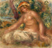 Nude Sitting - Pierre-Auguste Renoir — artwork view