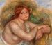 Estudio de desnudo, busto de mujer - Pierre-Auguste Renoir — vista de la obra