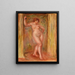 Nude with Castanets - Pierre-Auguste Renoir — framed artwork on a wall