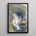 Nu con figura en el fondo - Pierre-Auguste Renoir — cuadro enmarcado en la pared