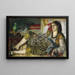Odalisque - Pierre-Auguste Renoir — framed artwork on a wall