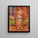 Odalisca con servicio de té - Pierre - Auguste Renoir — cuadro enmarcado en la pared