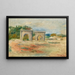 Paisaje Saint-Chamas - Pierre-Auguste Renoir — cuadro enmarcado en la pared