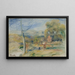 Paisaje cerca de Cagnes - Pierre-Auguste Renoir — cuadro enmarcado en la pared