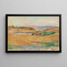 Paisaje cerca del mar - Pierre-Auguste Renoir — cuadro enmarcado en la pared