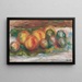 Pêches et prunes - Pierre-Auguste Renoir — cuadro enmarcado en la pared
