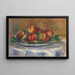 Peaches on a Plate - Pierre-Auguste Renoir — framed artwork on a wall