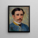 Retrato de hombre Señor Charpentier - Pierre-Auguste Renoir — cuadro enmarcado en la pared