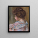 Perfil de joven - Pierre-Auguste Renoir — cuadro enmarcado en la pared