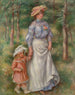 Promenade La Promenade - Pierre-Auguste Renoir — artwork view