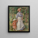 Promenade La Promenade - Pierre-Auguste Renoir — framed artwork on a wall