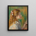 Lecture La Lecture - Pierre-Auguste Renoir — framed artwork on a wall