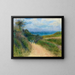 Ruta de Berneval - Pierre-Auguste Renoir — cuadro enmarcado en la pared