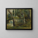 Willow by a pond - Pierre-Auguste Renoir — framed artwork on a wall