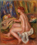 Seated Female Nude Profile View Femme nue assise vue de profil - Pierre-Auguste Renoir — artwork view
