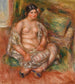 Odalisca sentada - Pierre-Auguste Renoir — vista de la obra