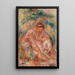 Esquisse de mujer - Pierre-Auguste Renoir — cuadro enmarcado en la pared