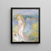 Peque estudio para un desnudo - Pierre-Auguste Renoir — cuadro enmarcado en la pared