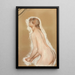 Figura salpicadura Estudio para Las Grandes Bañistas - Pierre-Auguste Renoir — cuadro enmarcado en la pared