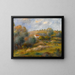 Spring in Essoyes - Pierre-Auguste Renoir — framed artwork on a wall