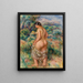 Standing Bather - Pierre-Auguste Renoir — framed artwork on a wall