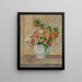 Nature morte aux fleurs - Pierre-Auguste Renoir — framed artwork on a wall