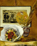 Naturaleza muerta con ramo - Pierre-Auguste Renoir — vista de la obra
