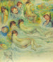 Études de Pierre Renoir sa mère Aline Charigot nus et paysage - Pierre-Auguste Renoir — artwork view