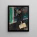 La Modista - Pierre-Auguste Renoir — cuadro enmarcado en la pared