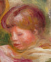 Head of a Woman - Pierre-Auguste Renoir — artwork view
