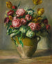 Florero de peonías - Pierre-Auguste Renoir — vista de la obra