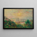 Vista de Montmartre - Pierre-Auguste Renoir — cuadro enmarcado en la pared