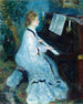 Woman at the piano - Pierre-Auguste Renoir — artwork view