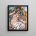 Mujer en primavera - Pierre-Auguste Renoir — cuadro enmarcado en la pared