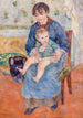 Joven madre - Pierre-Auguste Renoir — vista de la obra