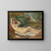 Study of nude - Pierre-Auguste Renoir — framed artwork on a wall