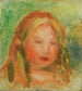 Estudio Cabeza de niño - Pierre-Auguste Renoir — vista de la obra
