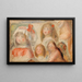Estudio de jóvenes - Pierre-Auguste Renoir — cuadro enmarcado en la pared