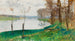 Bords de la Seine, Veneux-les-Sablons - Pierre-Eugène Montzin — vista de la obra